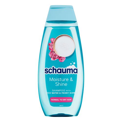 Schwarzkopf Schauma Moisture & Shine Shampoo 400 ml šampón pre ženy na šedivé vlasy; na normálne vlasy