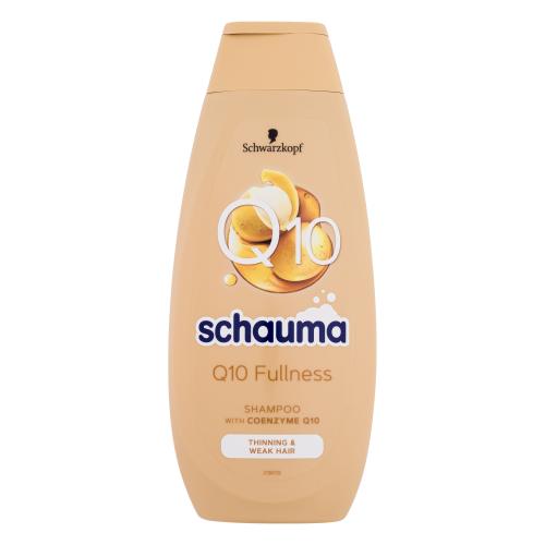 Schwarzkopf Schauma Q10 Fullness Shampoo 400 ml šampón pre ženy na jemné vlasy; na oslabené vlasy