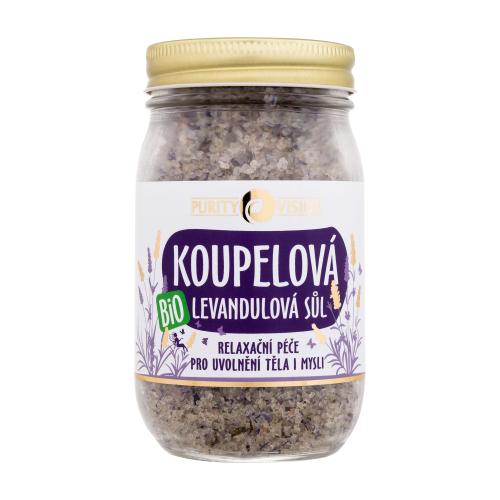 Purity Vision Lavender Bio Bath Salt 400 g kúpeľová soľ unisex