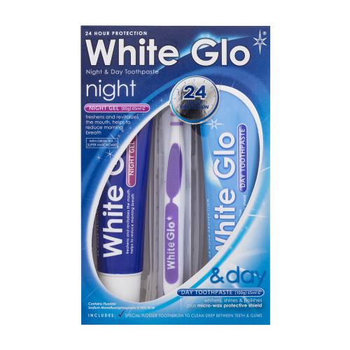 White Glo Night & Day Toothpaste Set sada zubnej starostlivosti