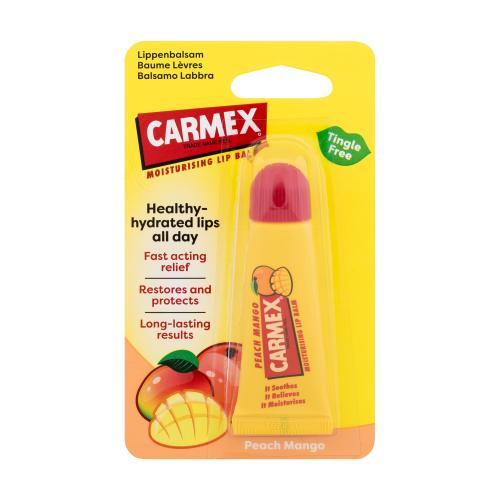 Carmex Peach Mango 10 g balzam na pery pre ženy