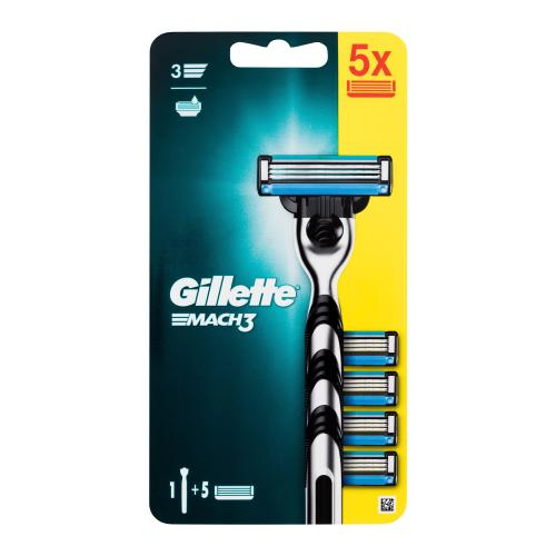 Gillette Mach3 holiaci strojček + náhradné hlavice 5 ks
