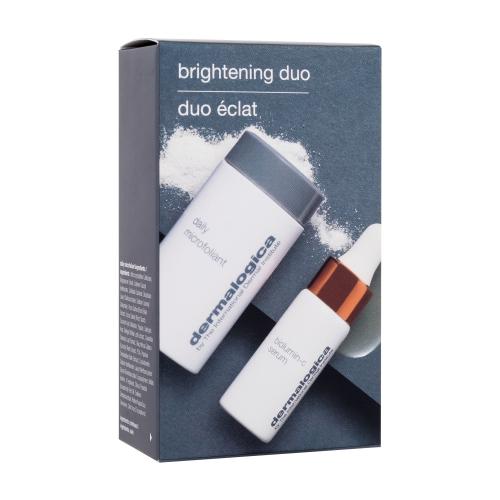 Dermalogica Brightening Duo darčeková kazeta pleťové sérum BioLumin-C Serum 3 ml + exfoliačný púder Daily Microfoliant 4 g na veľmi suchú pleť