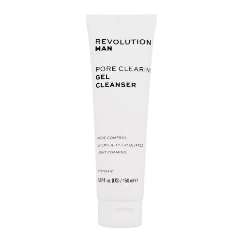 Revolution Man Pore Clearing čistiaci gél pre hydratáciu pleti a minimalizáciu pórov 150 ml