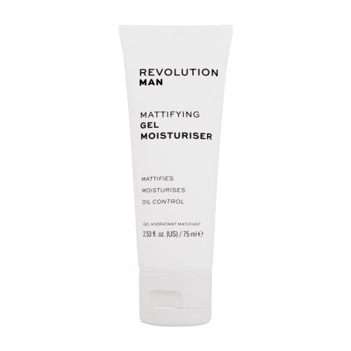 Revolution Man Mattifying ľahký hydratačný gélový krém pre mastnú pleť 75 ml