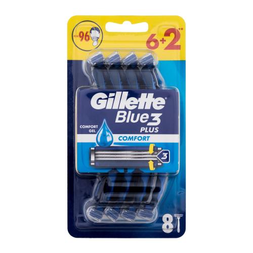 Gillette Blue 3 Comfort jednorázové holiace strojčeky pre mužov 8 ks