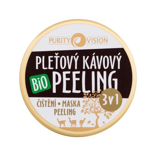 Purity Vision Bio Kávový pleťový peeling 3v1, 70 ml