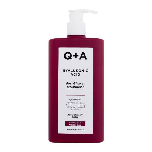 Q+A Hyaluronic Acid hydratačné telové mlieko vône Fresh Apple + Avocado 250 ml