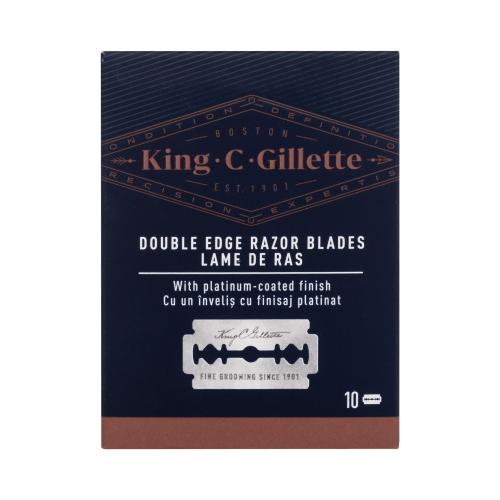 Gillette King C. Double Edge náhradné žiletky 10 ks