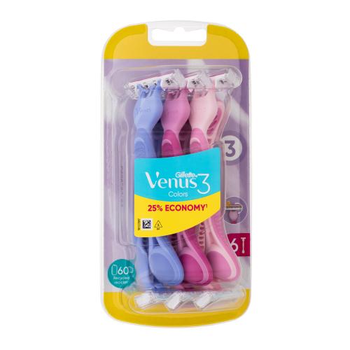 Gillette Venus 3 Plus jednorázové holiace strojčeky 6 ks