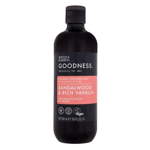 Baylis & Harding Goodness Sandalwood & Rich Vanilla sprchový gél pre mužov 500 ml