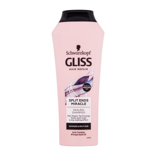 Schwarzkopf Gliss Split Ends Miracle Sealing Shampoo 250 ml šampón pre ženy na poškodené vlasy; na rozštiepené končeky