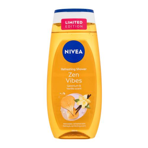 Nivea Zen Vibes upokojujúci sprchový gél Geranium & Vanilla 250 ml