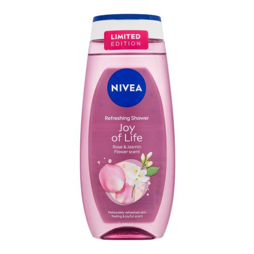 Nivea Joy of Life upokojujúci sprchový gél Rose & Jasmine 250 ml