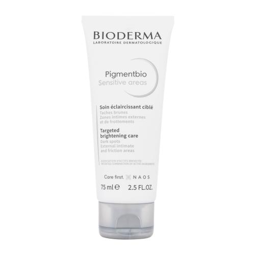 BIODERMA Pigmentbio Sensitive Areas Targeted Brightening Care 75 ml telový krém pre ženy poškodená krabička na pigmentové škvrny