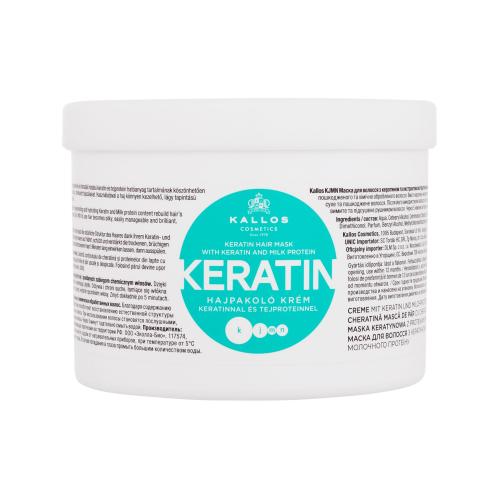 Kallos Cosmetics Keratin 500 ml maska na vlasy pre ženy