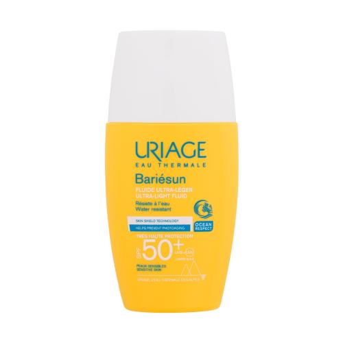 Uriage Bariésun Ultra-Light Fluid SPF50+ 30 ml opaľovací prípravok na tvár unisex na citlivú a podráždenú pleť