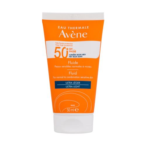 Avène Sun Fluid Ultra-Light opaľovací fluid na tvár SPF 50+ 50 ml