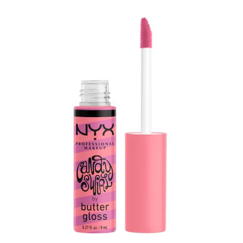 NYX Professional Makeup Butter Gloss Candy Swirl lesk na pery odtieň 02 Sprinkle 8 ml