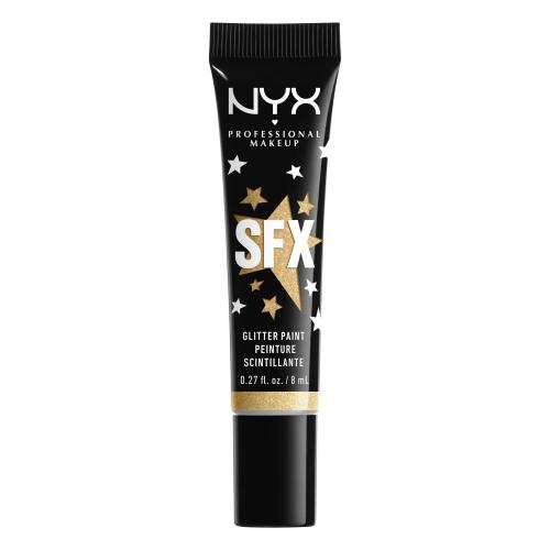 NYX Professional Makeup Halloween Glitter Paint Glitre na tvár i telo odtieň 01 Graveyard Glam 8 ml