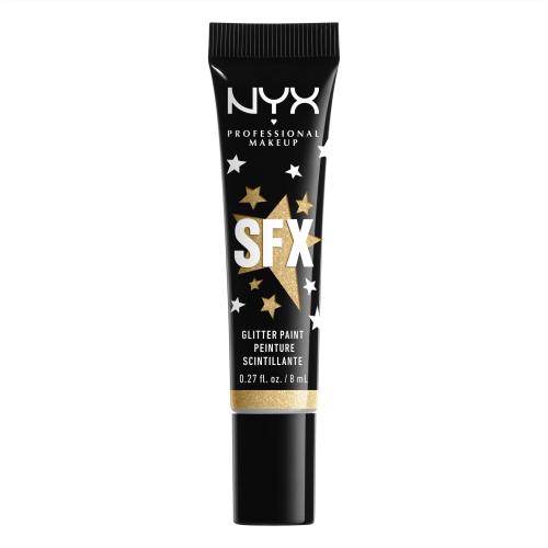 NYX Professional Makeup SFX Glitter Paint 8 ml trblietavá farba na oči a tvár pre ženy 01 Graveyard Glam