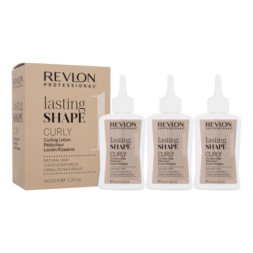 Revlon Professional Lasting Shape Curly Curling Lotion Natural Hair 1 3x100 ml pre podporu vĺn pre ženy poškodená krabička
