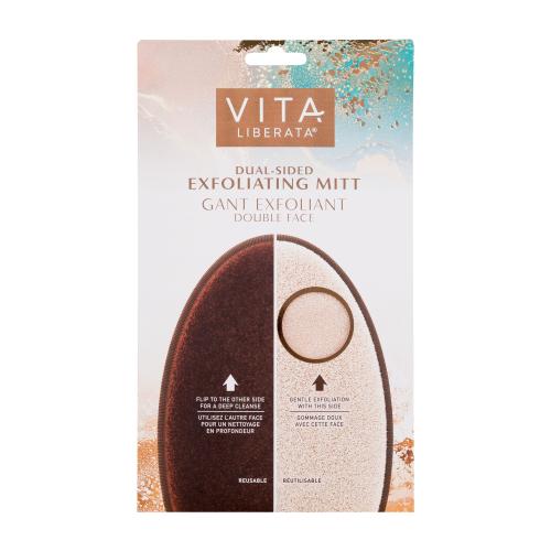 Vita Liberata Dual-Sided Exfoliating Mitt 1 ks telový peeling pre ženy poškodený obal