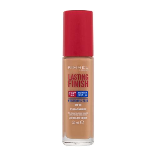 Rimmel Lasting Finish 35H Hydration Boost hydratačný make-up SPF 20 odtieň 350 Golden Honey 30 ml