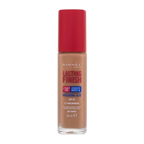 Rimmel Lasting Finish 35H Hydration Boost hydratačný make-up SPF 20 odtieň 303 Honey 30 ml