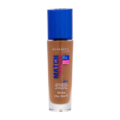 Rimmel Match Perfection tekutý make-up SPF 20 odtieň 503 Mocha 30 ml