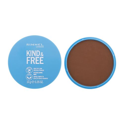 Rimmel Kind & Free Pressed Powder zmatňujúci púder odtieň 50 Deep 10 g