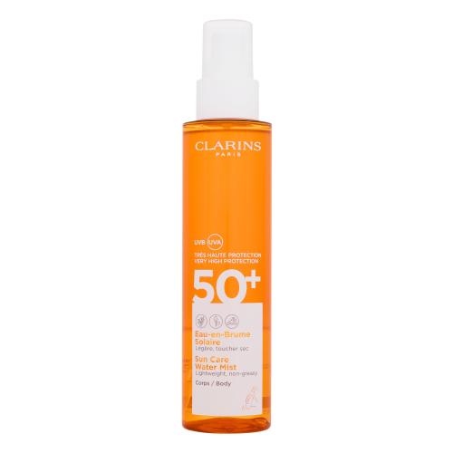 Clarins Sun Care Water Mist SPF50+ 150 ml opaľovací prípravok na telo pre ženy