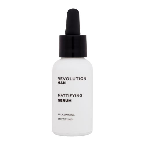 Revolution Man Mattifying Serum 30 ml pleťové sérum pre mužov poškodená krabička na mastnú pleť; na problematickú pleť s akné