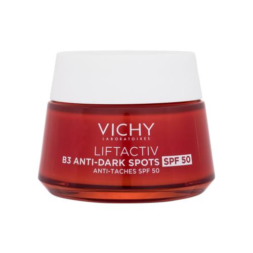 Vichy Liftactiv B3 Anti-Dark Spots SPF50 50 ml denný pleťový krém pre ženy poškodená krabička na pigmentové škvrny; proti vráskam