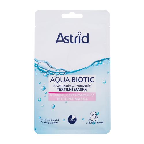 Astrid Aqua Biotic Anti-Fatigue and Quenching Tissue Mask 1 ks pleťová maska pre ženy na dehydratovanu pleť; na unavenú pleť