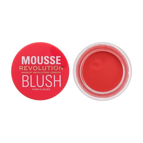 Makeup Revolution London Mousse Blush 6 g lícenka pre ženy Grapefruit Coral