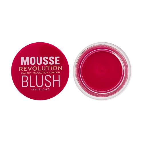 Makeup Revolution Mousse lícenka odtieň Juicy Fuchsia Pink 6 g