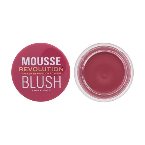 Makeup Revolution London Mousse Blush 6 g lícenka pre ženy Blossom Rose Pink