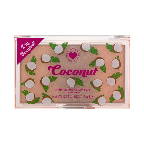 I Heart Revolution Ombre rozjasňovač odtieň Coconut 15 g