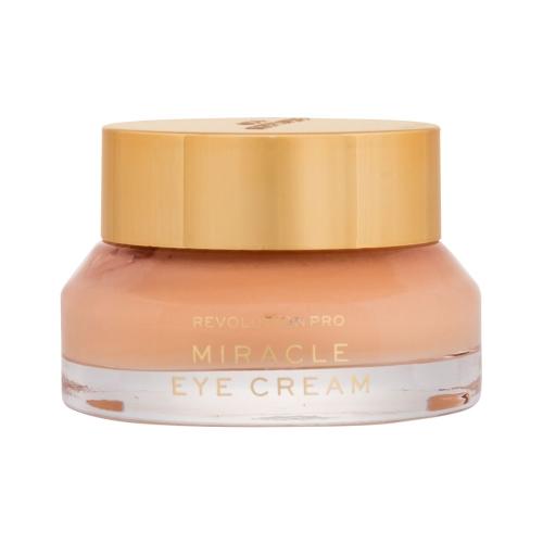 Revolution Pro Miracle Eye Cream 15 ml očný krém pre ženy proti vráskam; na rozjasnenie pleti; na opuchy a kury pod očami; na dehydratovanu pleť