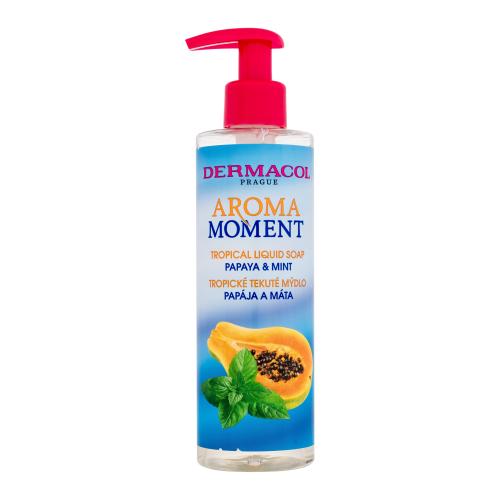 Dermacol Aroma Moment Papaya & Mint tekuté mydlo na ruky 250 ml