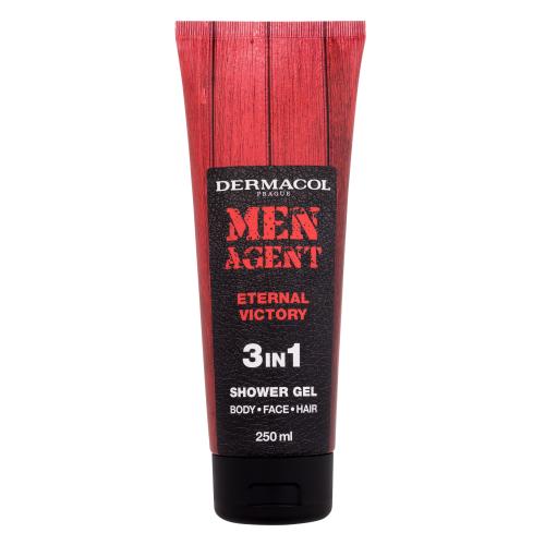 Dermacol Men Agent Eternal Victory sprchový gél na tvár, telo a vlasy pre mužov 250 ml
