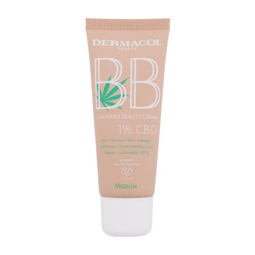 Dermacol BB Cream Cannabis Beauty Cream SPF15 30 ml bb krém pre ženy 2 Medium výživa a regenerácia pleti; na rozjasnenie pleti; na dehydratovanu pleť