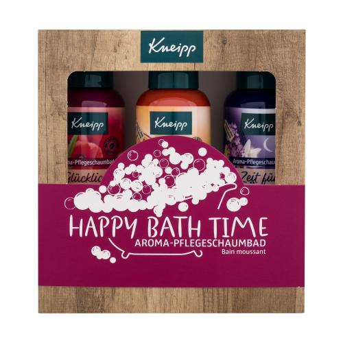 Kneipp Happy Bath Time darčeková kazeta pena do kúpeľa Dream Time 100 ml + pena do kúpeľa Good Mood 100 ml + pena do kúpeľa Happy Time-Out 100 ml U