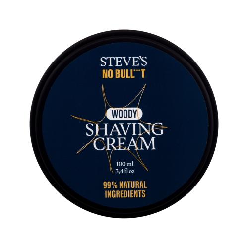 Steve´s No Bull***t Woody Shaving Cream 100 ml krém na holenie pre mužov