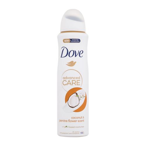 Dove Advanced Care Antiperspirant antiperspirant v spreji 72h Coconut & Jamine Flower 150 ml