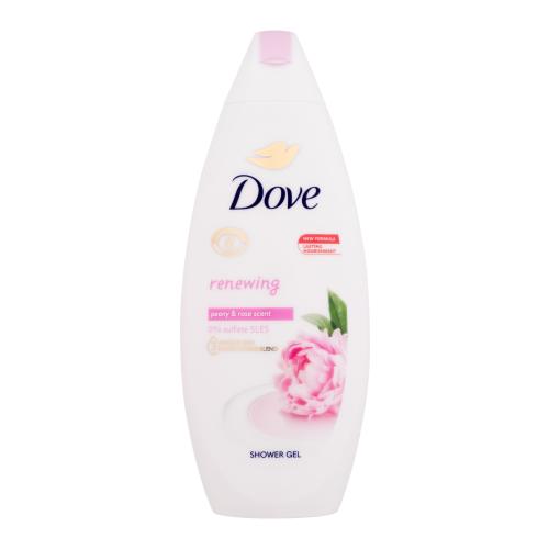 Dove Renewing jemný sprchový gel Peony & Rose 250 ml
