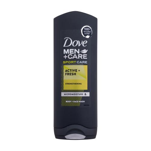 Dove Men+Care Active + Fresh sprchový gél na telo a tvár 250 ml