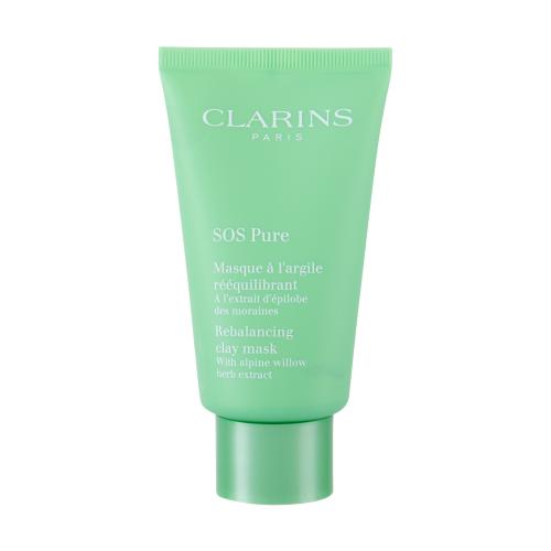 Clarins SOS Pure 75 ml pleťová maska pre ženy na všetky typy pleti; na mastnú pleť; na rozjasnenie pleti