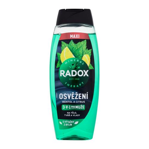 Radox Refreshment Menthol And Citrus 3-in-1 Shower Gel 450 ml sprchovací gél pre mužov